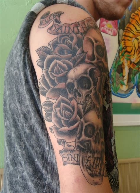 25 Skull Half Sleeve Tattoos