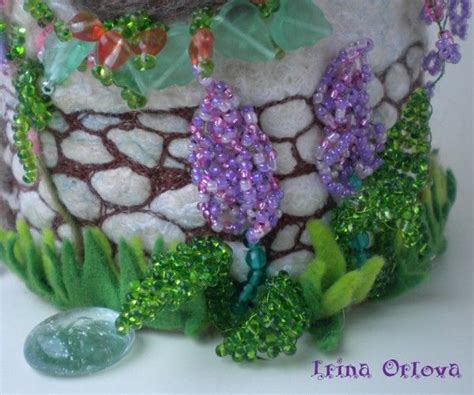 Felt Fairy House By Irina Orlova ♥ Поделки из войлока Войлочная фея