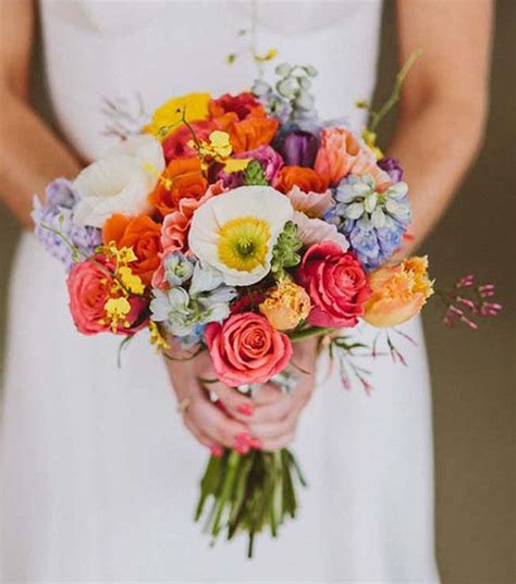 Check spelling or type a new query. A Rainbow of Pretty - 21 Chic Colorful Bridal Bouquets ...