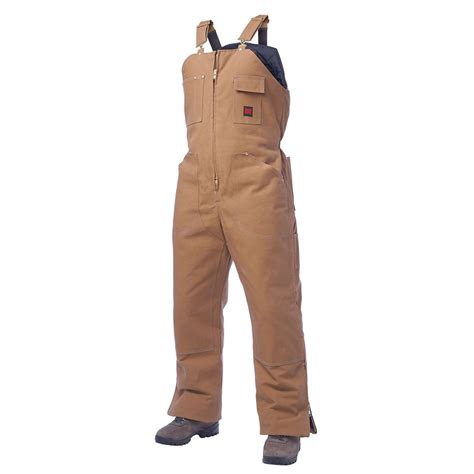 Tough Duck Insulated Bib Overall Brown Large The Home Depot Canada
