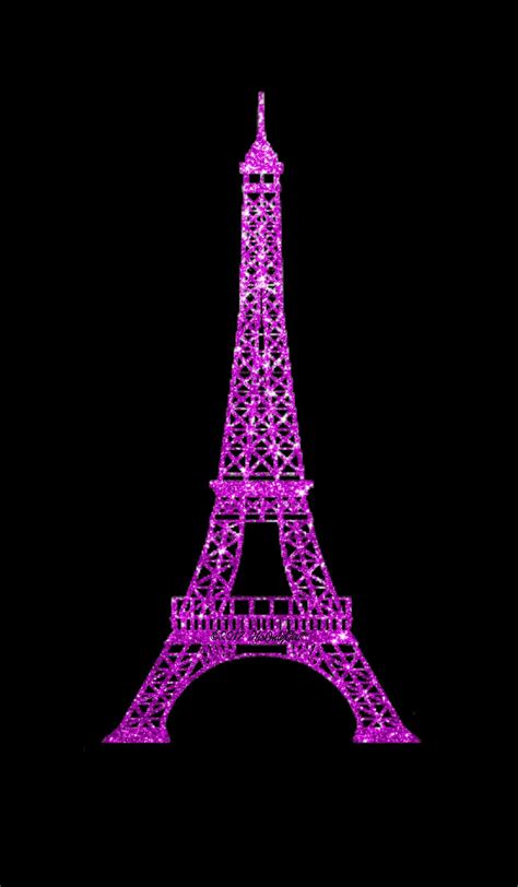 Eiffel Tower Glitter Wallpaper I Created For The App Cocoppa Paris