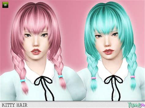 Sims 4 Anime Hair Female Sims 4 Hairs ~ Miss Paraply Alesso S