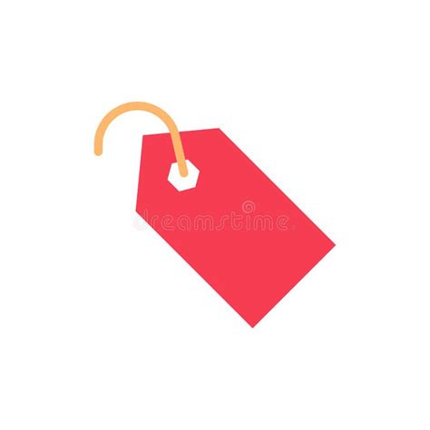 Price Tag Label Ticket Flat Color Icon Vector Icon Banner Template