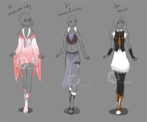 Custom outfit 1 by artemis adopties on deviantart drawing. Custom Outfits #5 by Nahemii-san.deviantart.com on ...