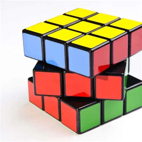 New Fun Kids Rubiks Cube 3x3 Original Brain Teaser Classic Game Puzzle
