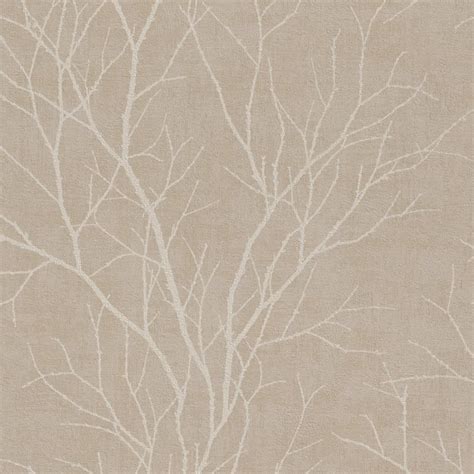 Rasch Twig Tree Branch Pattern Wallpaper Modern Non Woven Textured