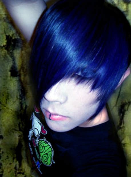 Browse blue hair emo boy pictures, photos, images, gifs, and videos on photobucket emo-boy-purple - My New Hair