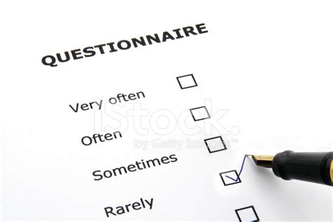 Questionnaire Stock Photo Royalty Free Freeimages