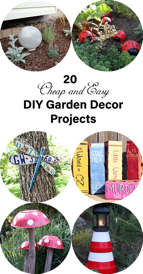 Shop our wide range of garden decor & features at warehouse prices from quality brands. 20 Cheap and Easy DIY Garden Decor Projects