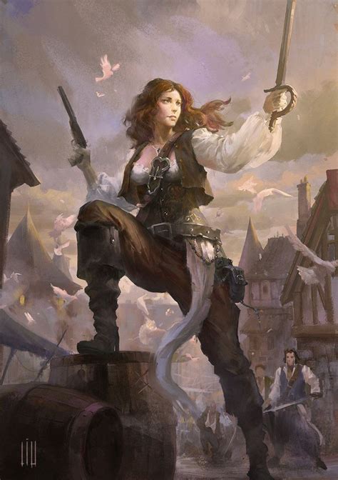 Pirate By Achillesliu On Deviantart Pirate Art Fantasy Art Pirate Woman