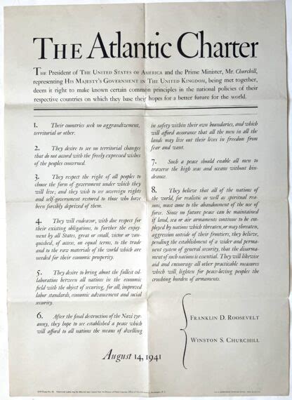 M201 The Atlantic Charter