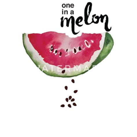 One In A Melon Pun Joke Watermelon Mom T Mens Premium T Shirt