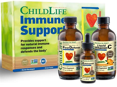 Childlife Essentials Immune Support 3 Pack For Kids Liquid Vitamin C