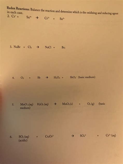 It can also be classified as a 4 on a scale of 0 to 6, 0 being lace weight and 6 being super bulky weight. Solved: Redox Reactions: Balance The Reaction And Determin ...