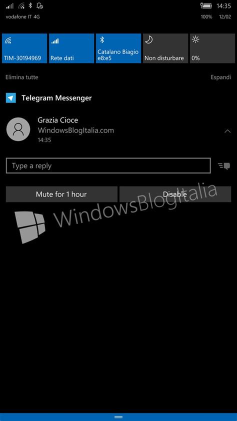 It can also be used over the web if you don't want to download on your devices. Download nuova versione di Telegram per Windows 10 Mobile