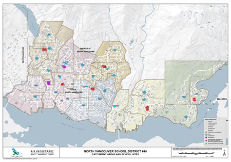 District Map North Vancouver School District