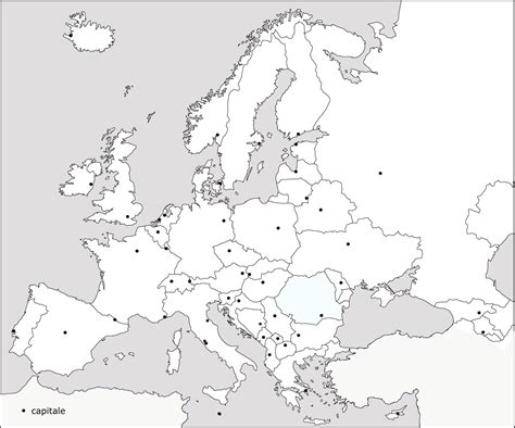 Harta Europei Muta Harta