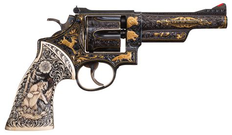 Engraved And Gold Inlaid North American Big Game Special Smith Wesson