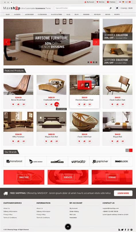 Download and install in a few clicks! 22+ Best eCommerce WordPress Themes Collection 2015 Powered by WooCommerce ~ Free Download ...