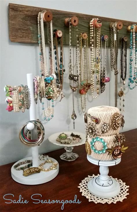 Found Object Jewelry Organizing And Display Ideas Recycled Crafts