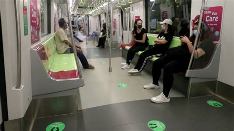 City Cam Singapore Train Ride From Newton To Botanic Gardens Mrt Station Escalator Youtube