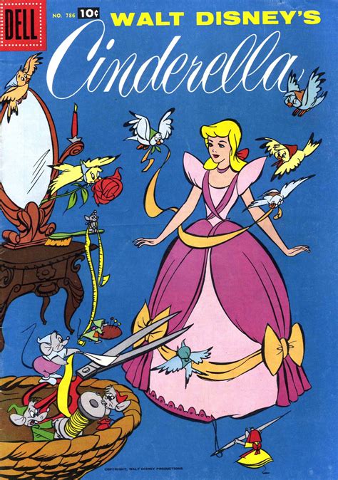 walt disney s cinderella — 1965 comic book vintage disney posters disney posters retro poster