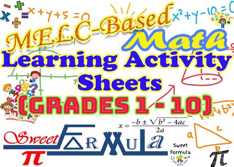 MELC Based Learning Activity Sheets In Mathematics Sweet Formula