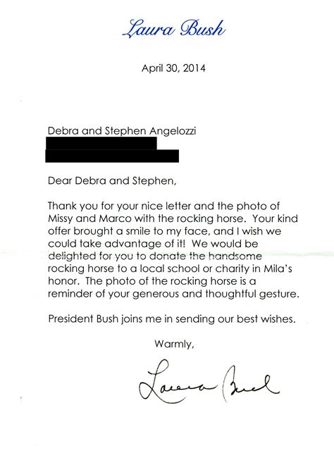 What to write in honor of when donation in their name. MacDill base chapel receives donation from President Bush ...