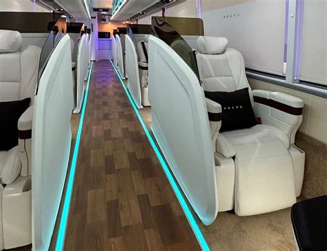 Volvo Bus For India Gets Private Jet Like Luxury Cabin Has