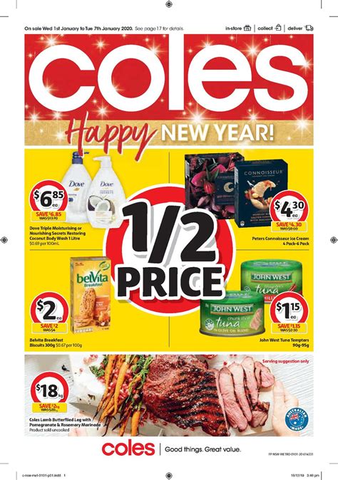 Coles Catalogues And Specials From 1 January
