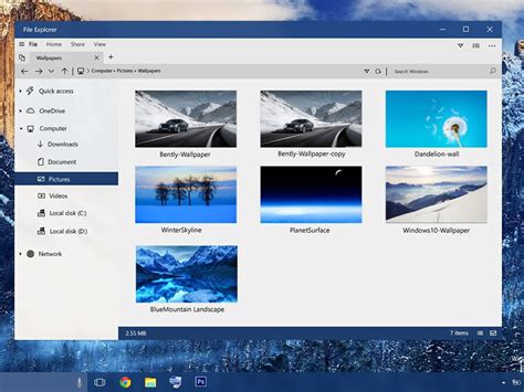 Windows 10 Concept Envisions A Modern File Explorer