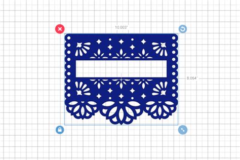 2 SVG blank banners templates in papel picado style (600899) | Cut