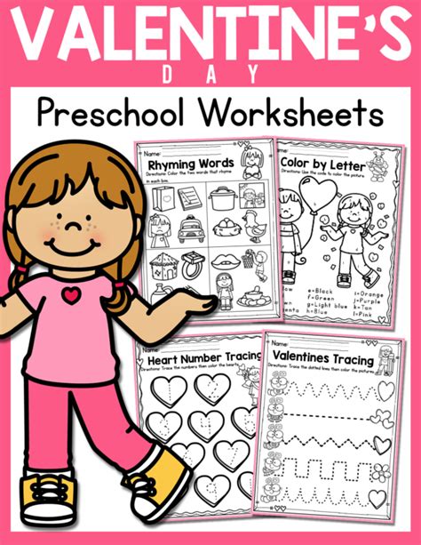Valentines Day Preschool Worksheets February Made By Teachers