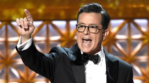 Stephen colbert's video of things that feel as satisfying as a biden win is here to save you from stephen colbert blasts trump's claim coronavirus affects 'virtually nobody' as death toll exceeds 200. Emmys 2017: Stephen Colbert's ten best jokes of the night