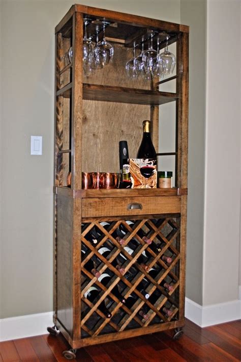 See more ideas about built in wine rack, wine rack, wine storage. Custom Wine Bar Cabinet by Noble Brothers Custom Furniture ...