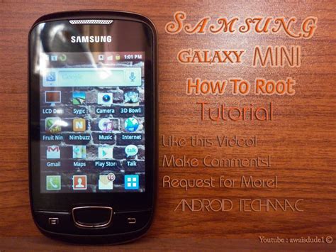 How To Root Samsung Galaxy Mini 236 Gingerbread Androidtech Mac