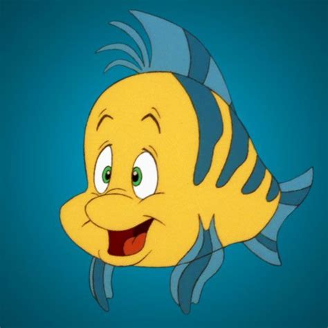 Flounder Ariels Trusty Sidekick Little Mermaid Characters Disney