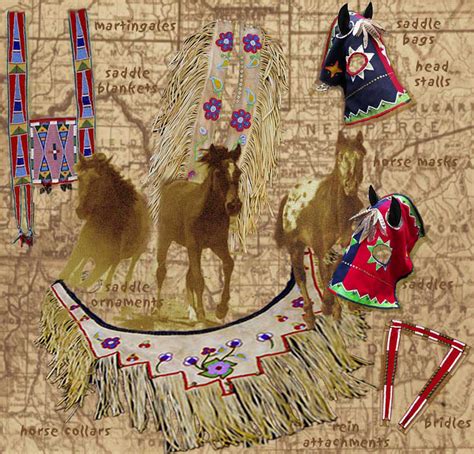 Native American Horse Regalia Plains Indian Nez Perce Crow Apache