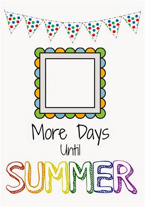 Countdown To Summer Free Printables The Chirping Moms