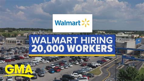 Walmart and other retailers announce seasonal hiring l GMA - YouTube