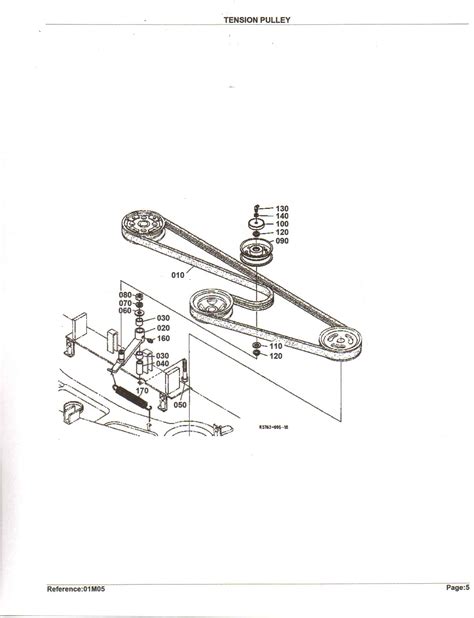Kubota T1560 Mower Deck Diagram
