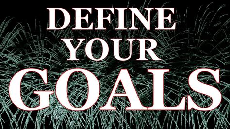 Define Your Goals Setting Goals With Audio And Video Subliminals Youtube