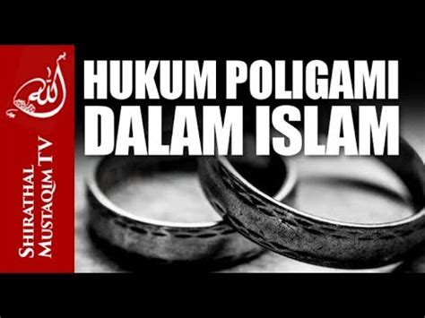 Umumnya dibolehkan hanya sampai empat wanita bersifat lahirilah. " Hukum Poligami Dalam Islam " - YouTube
