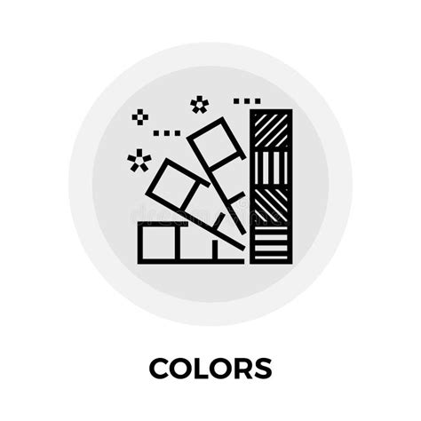 Colors Line Icon Stock Vector Illustration Of Multicolor 89290939