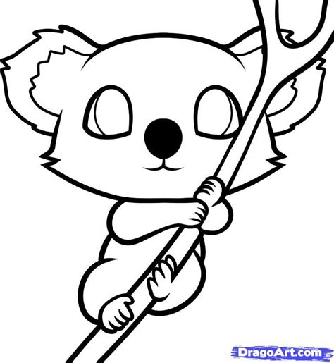 Maybe you would like to learn more about one of these? How To Draw A Koala For Kids by Dawn | Koala drawing, Baby animal drawings, Cute animal drawings