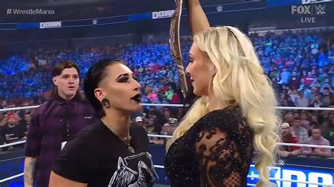 Rhea Ripley Vs Charlotte Flair Face To Face Wwe Smackdown 2242023