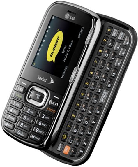 Lg Rumor 2 The Budget Qwerty Slider Phone Goes Live On Sprint From