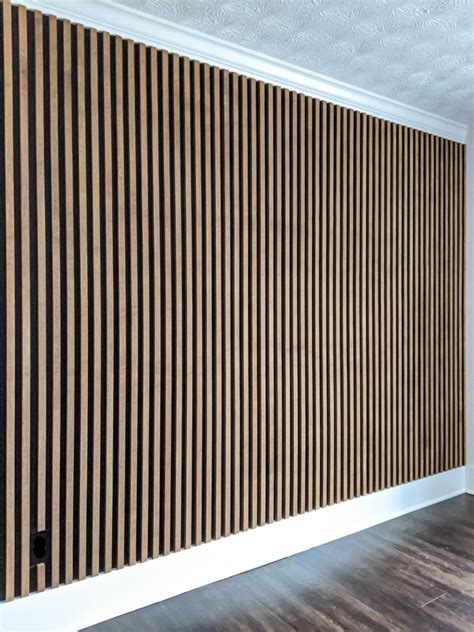 HOW TO MAKE AN AFFORDABLE WOOD SLAT WALL
