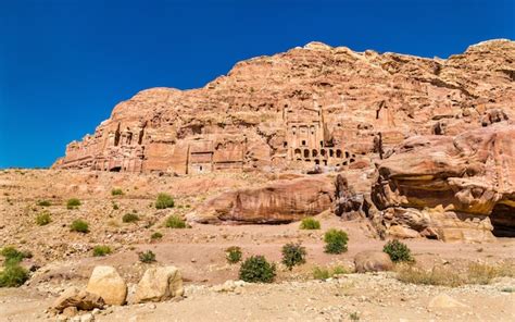 Premium Photo The Royal Tombs At Petra Unesco World Heritage Site In