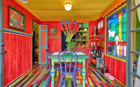 Download and use 10,000+ chimney images inside home stock photos for free. Palm Springs' Most Colorful Cottage Is for Sale, Just in ...